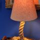 Lampe en corde année 60