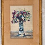 François Charles Schenckbecher (1887-1946) - Watercolor on paper - Flowers