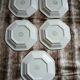 5 vintage dinner plates