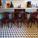 Set de 4 chaises de bistrot 1950