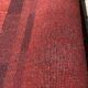 Handwoven carmine red gabbeh rug