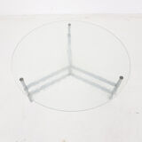 Table basse ronde en verre