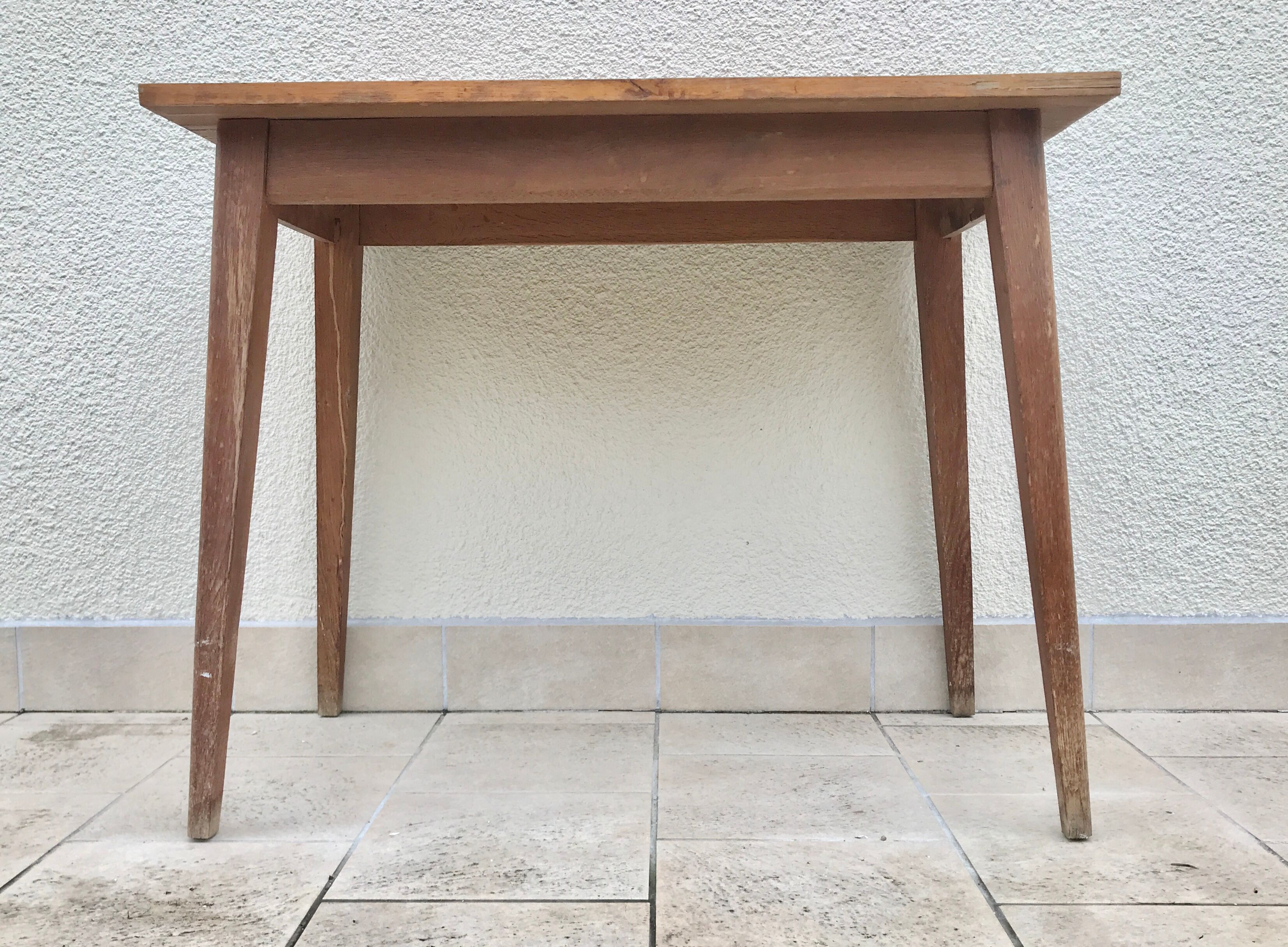 Small desk table feet vintage compass feet