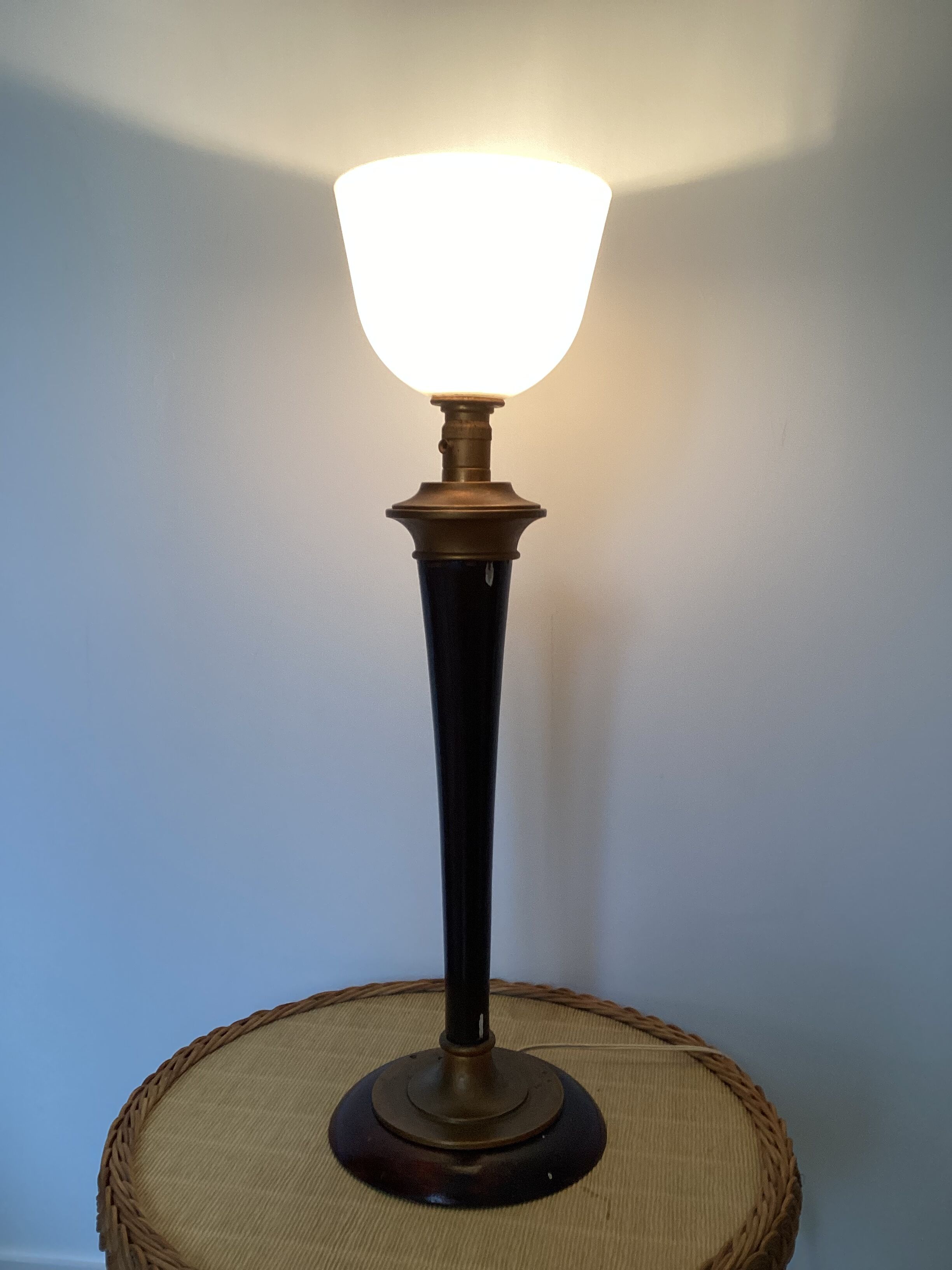 Mazda art deco lamp