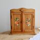 Rustic vintage wall shelf in pine