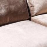 Minotti 3 seater velvet sofa