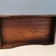 Letter or serving tray in solid rosewood, Danish design 1960s.