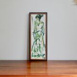 60s vintage ceramic tile panel from A. Suez