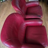Roche Bobois Club Chairs Full Grain Leather