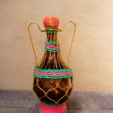 Vintage "scoubidou" bottle