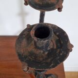 Pair of brutalist candlesticks