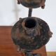 Pair of brutalist candlesticks