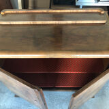 Art deco wooden chest of drawers from the 1940s