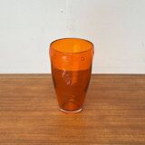 Vintage glass vase by Hysteria, 1980s.