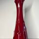 Vintage red Murano soliflore vase