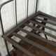 Former military 1900 wrought iron bed