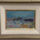 Original Mid Century Swedish Oil On Canvas – “Bua” By Gösta Stawåsen