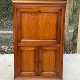 Louis Philippe secretary in solid wood with satin finish
