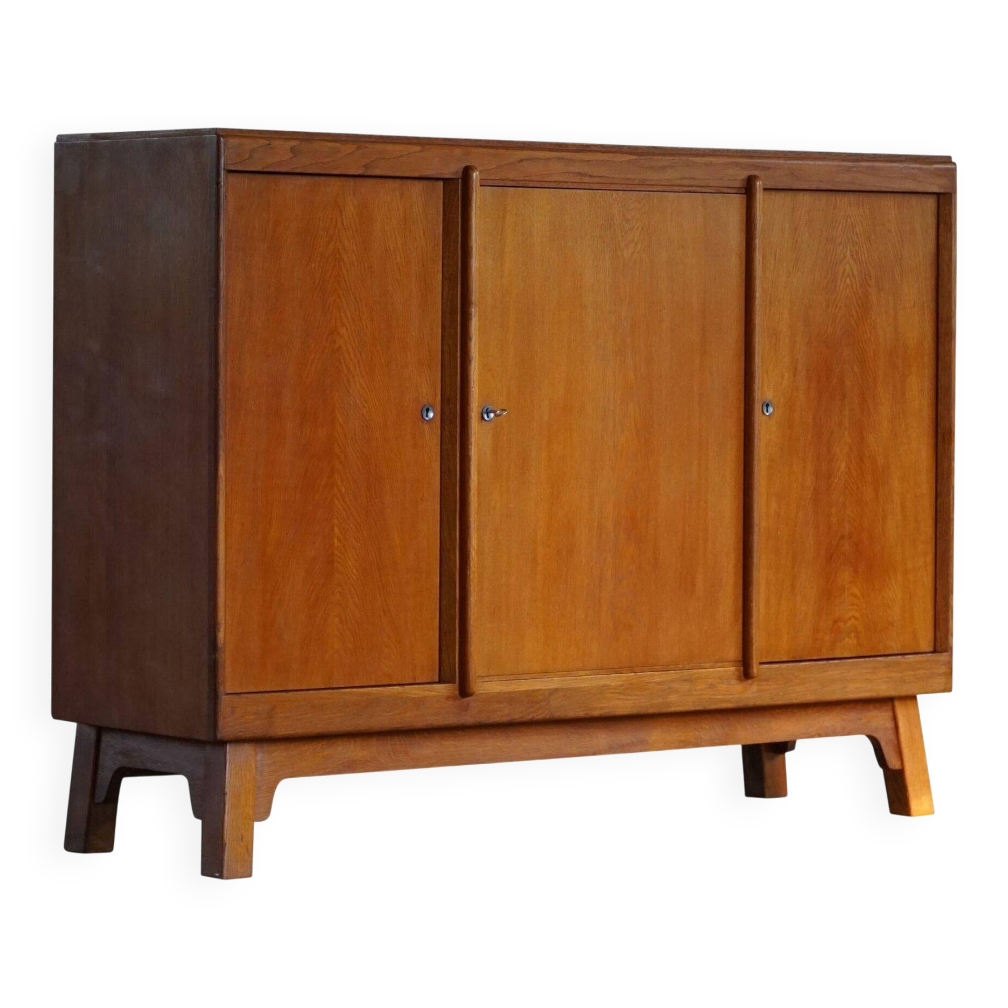 Mid-century buffet/enfilade in teak and oak, Danish cabinetmaker, 1960s