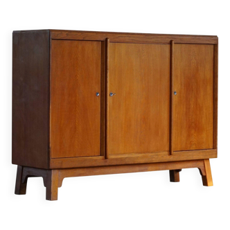 Mid-century buffet/enfilade in teak and oak, Danish cabinetmaker, 1960s