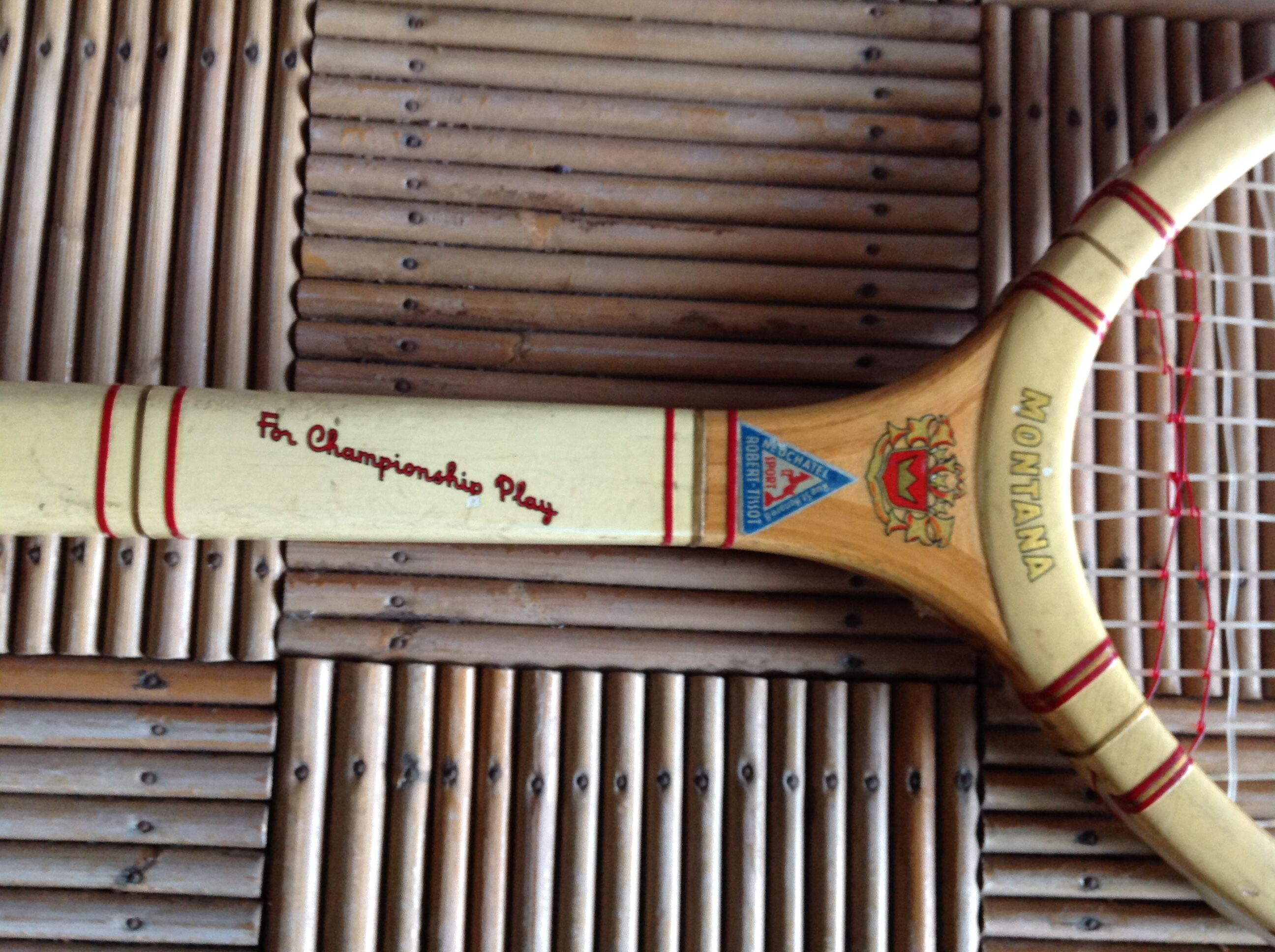 Vintage tennis racket