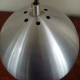 Chandelier suspension light eyeball aluminum ball Space age 70s