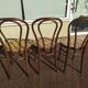 set of 3 wooden canned bistro chair - ZPM RADOMSKO for Thonet
