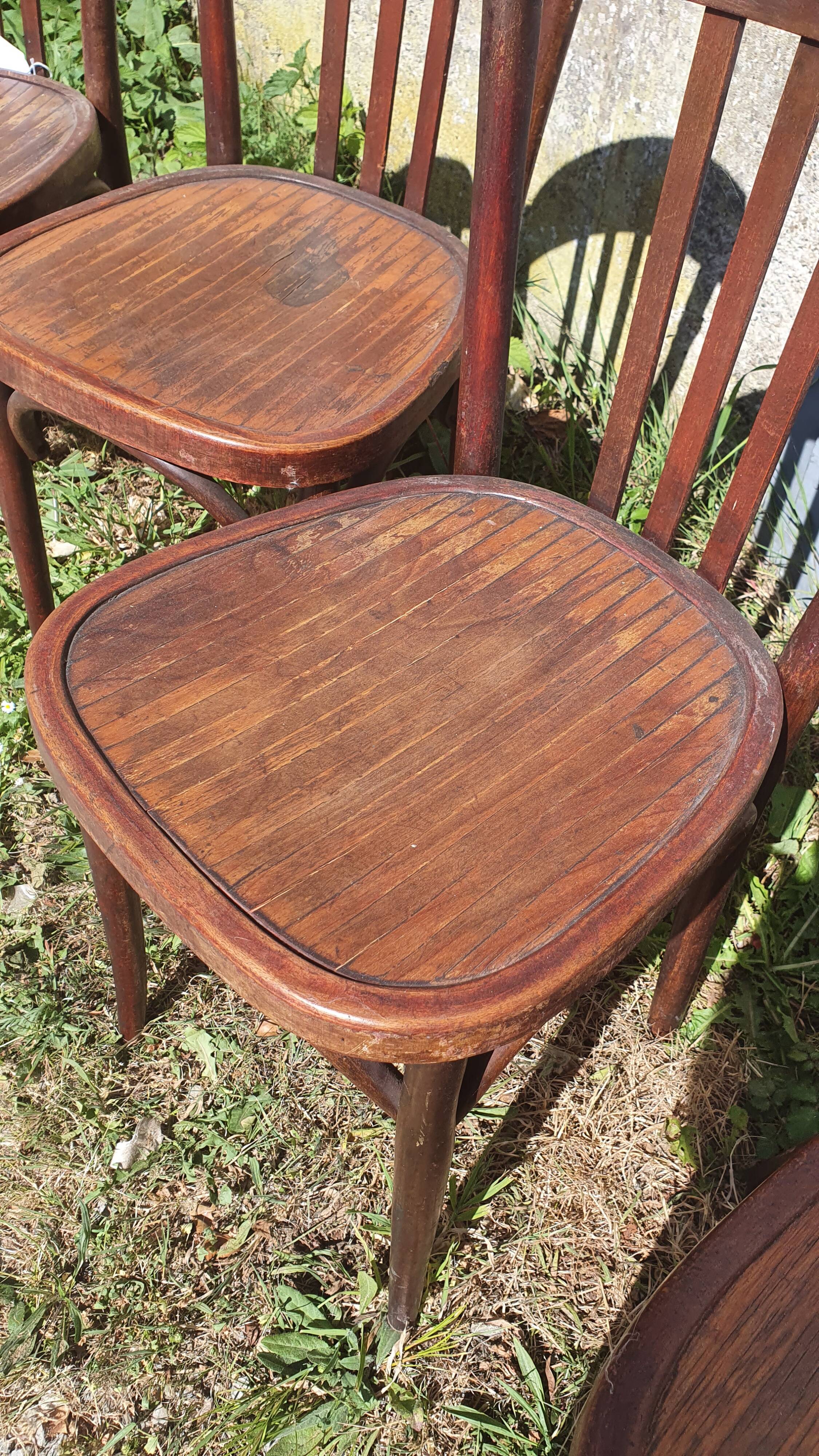 4 bistro chairs