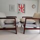 Paire de fauteuils scandinaves