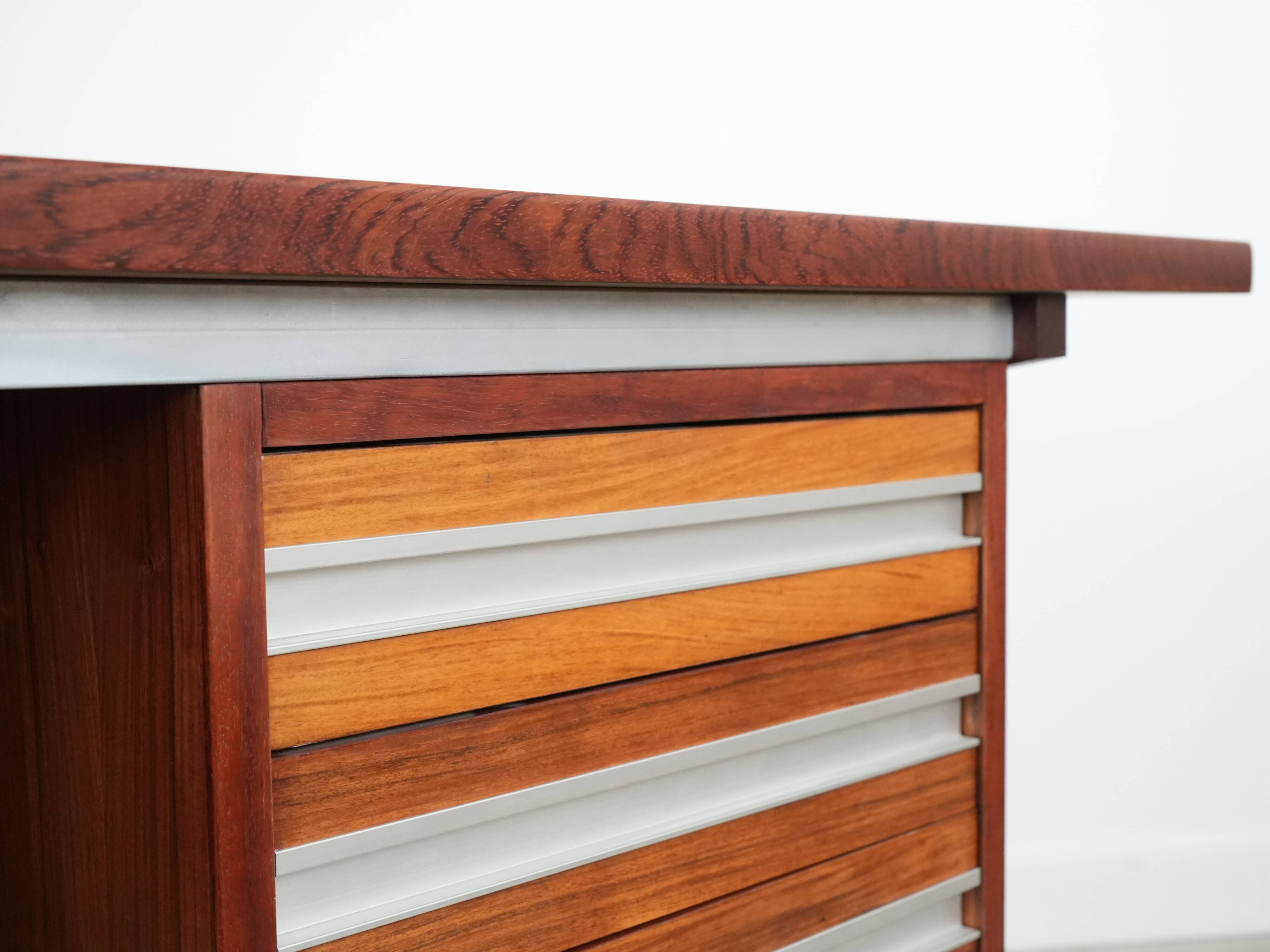 Rosewood desk, Danish design, 1970s, production: Denmark