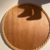 Rattan mirror