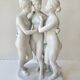 Porcelain Biscuit Sculpture of the Three Graces - Hertwig & Co