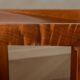 Italian Plywood Dining Chairs Attributed to Molteni, 1970s, Set of 4