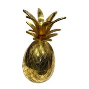 Pineapple brass ice bucket New Old Stock