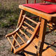 Chaise haute bébé, bois vintage