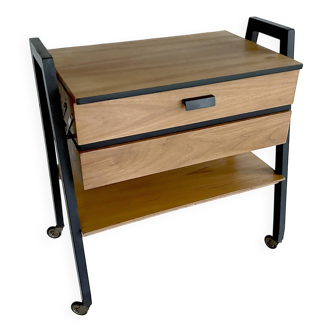 Scandinavian Wood Bar Cart Trolley