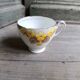 Set of two Caversham trios (cup, saucer and squared plate) , England, 1940s