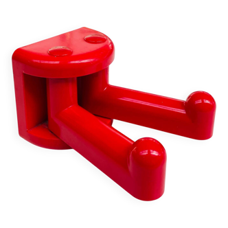 Coat rack or double hook - Vintage - Metalplastica - Italy 70s