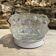 Mini ceiling light in moulded glass, 1970s.