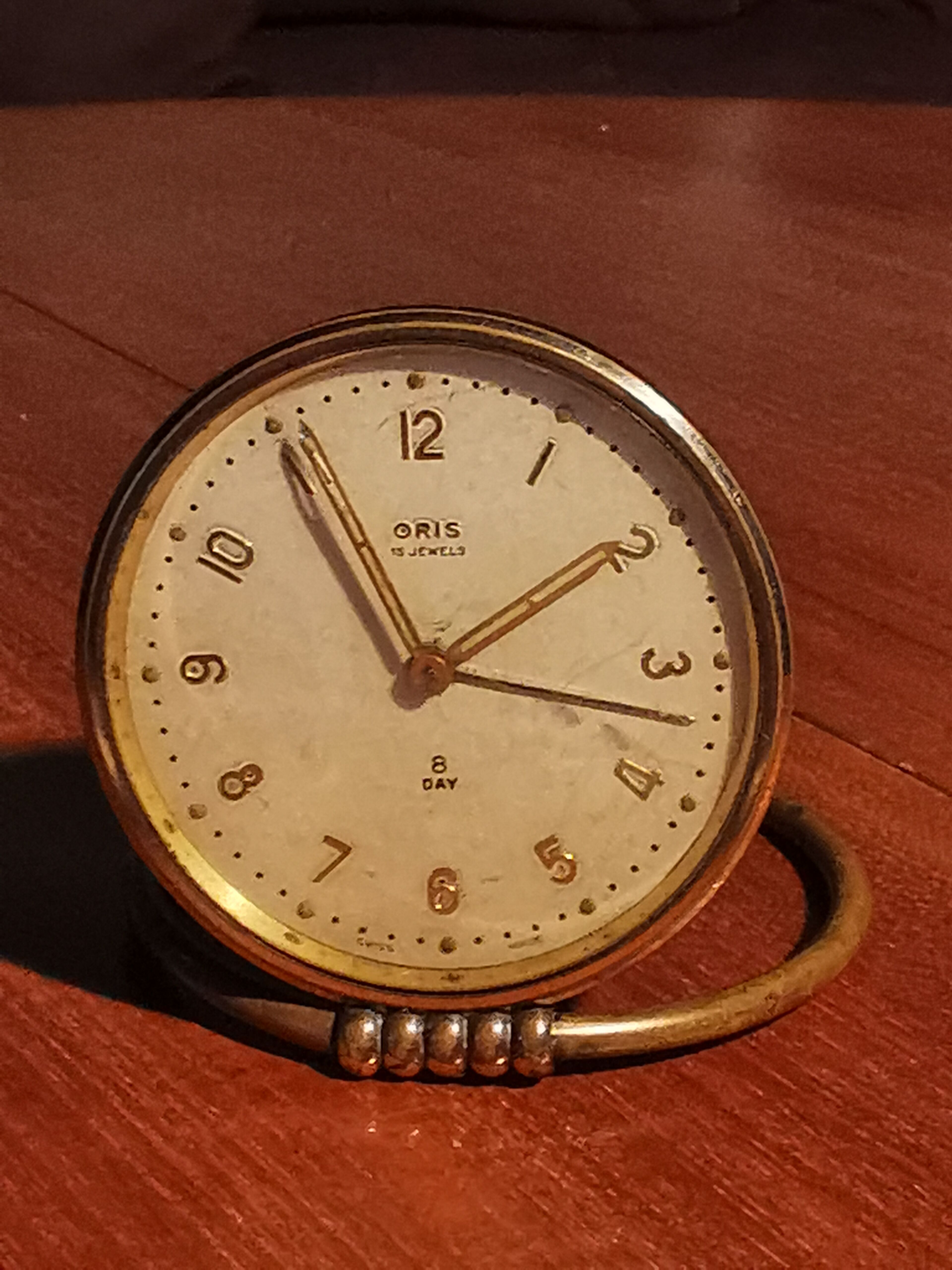 Travel awakening ORIS 8 days 15 jewels Switzerland