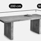 Rectangular dining table Malio La Redoute Interiors