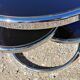 Vintage coffee table with 3 swivel trays - 80s