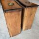 Commode sauteuse en merisier époque 1900
