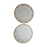 Assiettes plates Ninette porcelaine de Limoges Haviland