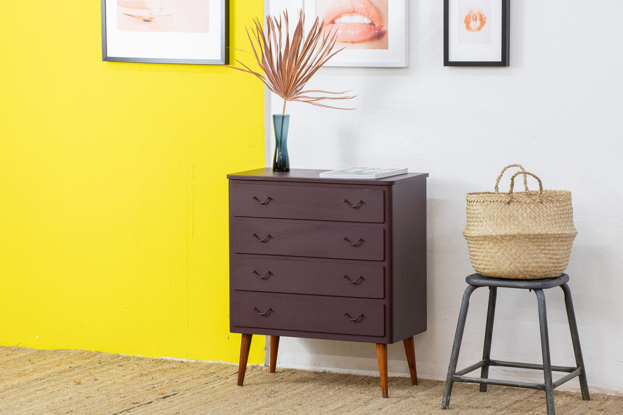 Commode scandinave vintage – 65 cm