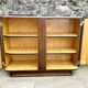 Low sideboard in black marble, Art Deco, 1930s