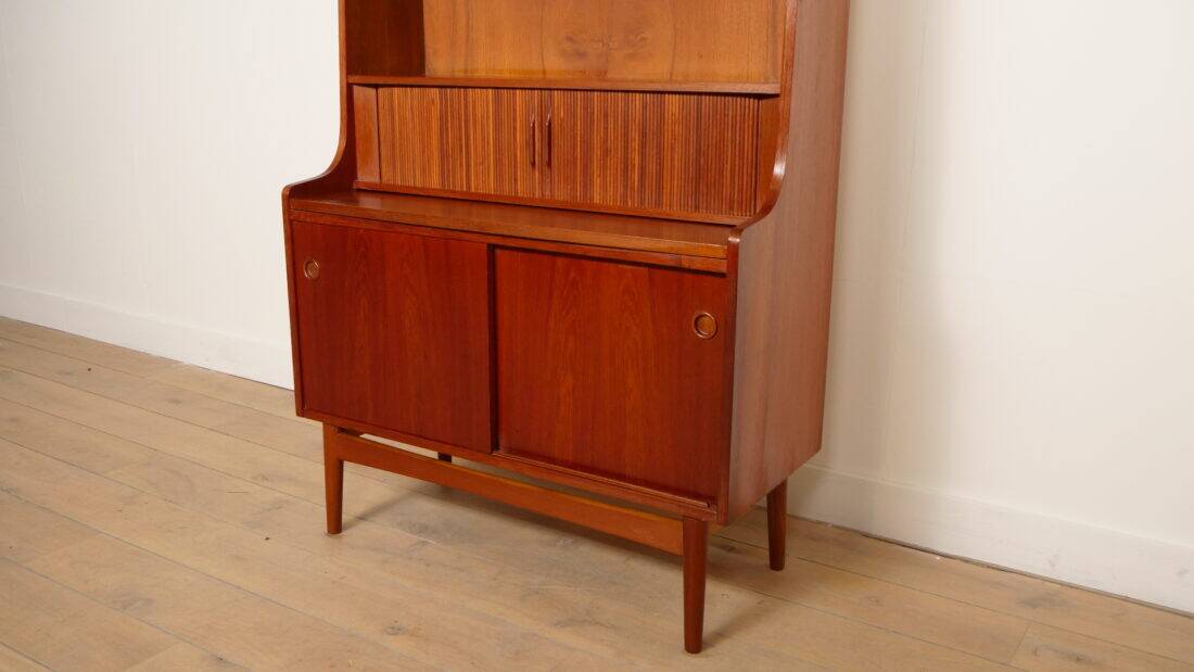 Vintage library | Secretary | Teak | Johannes Sorth