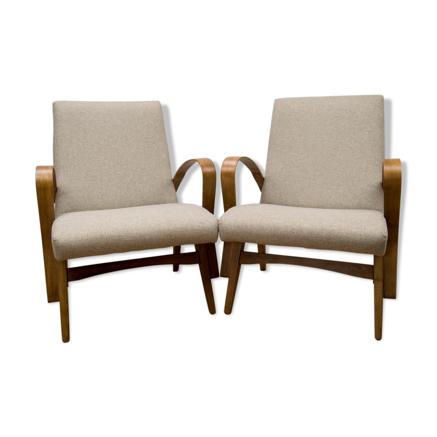 Set of vintage armchairs 1960