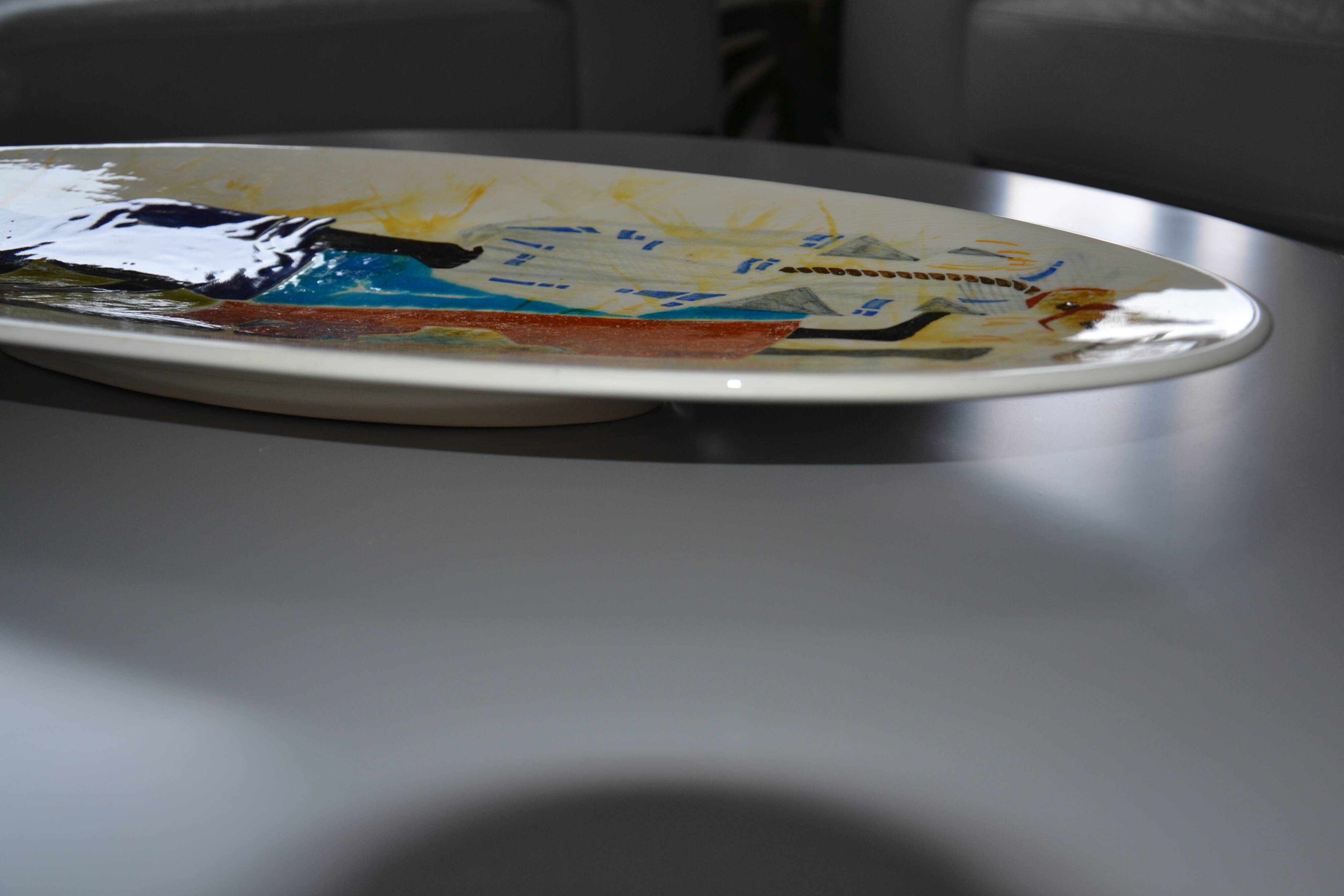 Large dish Edmund Ronaky California 1950s-60s