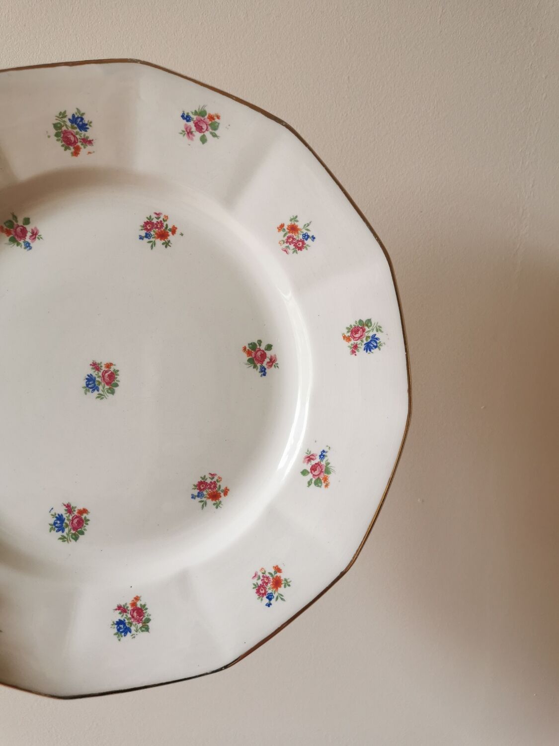 Vintage flat plates Digoin